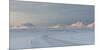 A Large Panorama of the Vatnajokull National Park Landscape in Iceland-Alex Saberi-Mounted Photographic Print