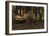 A Large Prestosuchus Moves Through the Brush-Stocktrek Images-Framed Art Print