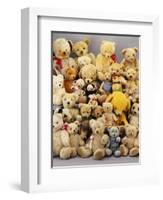 A Large Selection of Teddy Bears-null-Framed Giclee Print