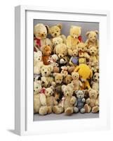 A Large Selection of Teddy Bears-null-Framed Giclee Print