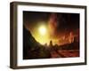 A Large Sun Heats This Alien Planet Which Bakes in Its Glow-Stocktrek Images-Framed Photographic Print