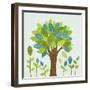 A Large Tree in the Center and Small Trees-TongRo-Framed Giclee Print