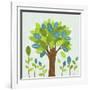 A Large Tree in the Center and Small Trees-TongRo-Framed Giclee Print