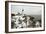 A Large Wreath is Hung on Portland Head Lighthouse in Maine to Celebrate the Holiday Season. Portla-Allan Wood Photography-Framed Photographic Print