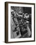 A Lathe Operator at Work-Heinz Zinram-Framed Photographic Print