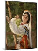 A Laughing Girl in South Italian Dress, 1857-Yevgraf Semyonovich Sorokin-Mounted Premium Giclee Print