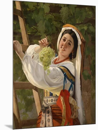 A Laughing Girl in South Italian Dress, 1857-Yevgraf Semyonovich Sorokin-Mounted Giclee Print