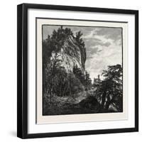 A Laurentian Bluff, Canada, Nineteenth Century-null-Framed Giclee Print