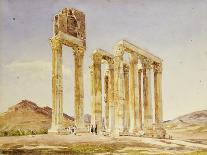 The Temple of Olympian Zeus, Athens, 1849-A. Lavezzari-Giclee Print