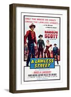 A Lawless Street-null-Framed Art Print