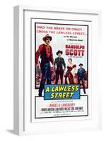 A Lawless Street-null-Framed Art Print