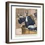 A Lawyer Addressing the Jury, 1900-Louis Malteste-Framed Giclee Print