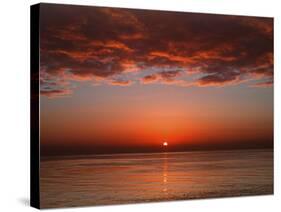 A Layer of Clouds Is Lit by the Rising Sun over Rio De La Plata, Buenos Aires, Argentina-Stocktrek Images-Stretched Canvas