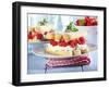 A Layered Dessert Made of Sponge Fingers, Cream and Berries-Frank Weymann-Framed Photographic Print