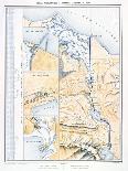 Map of the Suez Canal, c.1870-A. Le Bealle-Giclee Print