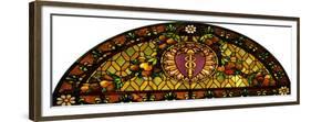 A Leaded and Plated Favrile Glass Window-Tiffany Studios-Framed Giclee Print