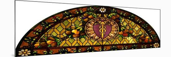A Leaded and Plated Favrile Glass Window-Tiffany Studios-Mounted Giclee Print