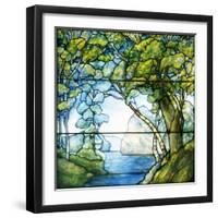 A Leaded Glass Landscape Window, 1916-Tiffany Studios-Framed Giclee Print