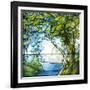 A Leaded Glass Landscape Window, 1916-Tiffany Studios-Framed Giclee Print