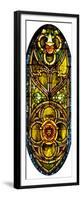 A Leaded Glass Window of Geometric Design-Tiffany Studios-Framed Premium Giclee Print