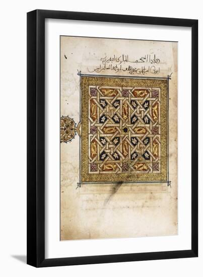 A Leaf from a Qur'An Manuscript-null-Framed Giclee Print