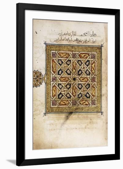 A Leaf from a Qur'An Manuscript-null-Framed Premium Giclee Print