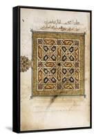 A Leaf from a Qur'An Manuscript-null-Framed Stretched Canvas