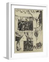A Leaf from an Artist's Note Book on Thanksgiving Day-Arthur Boyd Houghton-Framed Giclee Print