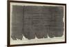 A Leaf of Mr Shapira's Supposed Manuscript of Deuteronomy, at the British Museum-null-Framed Giclee Print