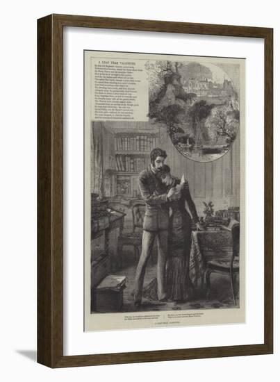 A Leap-Year Valentine-null-Framed Giclee Print