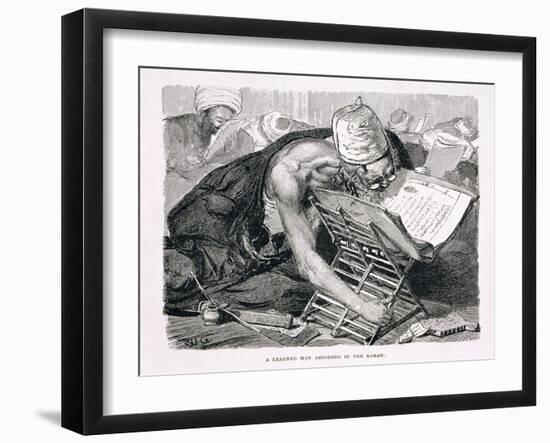 A Learned Man Absorbed in the Koran, 19th century-Karl Wilhelm Gentz-Framed Giclee Print