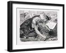 A Learned Man Absorbed in the Koran, 19th century-Karl Wilhelm Gentz-Framed Giclee Print