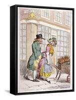 A Leering Man Making Advances to a Girl, New Bond Street, Westminster, London, 1796-James Gillray-Framed Stretched Canvas