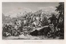 Alexander the Great Defeats Persians on the River Granicus-A. Lefevre-Mounted Art Print