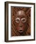 A Lega Bone Mask, Lukunga-null-Framed Giclee Print