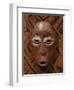 A Lega Bone Mask, Lukunga-null-Framed Giclee Print