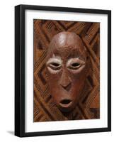 A Lega Bone Mask, Lukunga-null-Framed Giclee Print