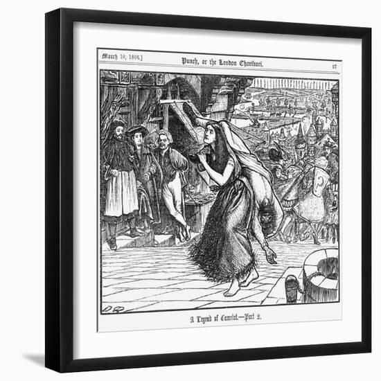 A Legend of Camelot - Part 2, 1866-George Du Maurier-Framed Giclee Print