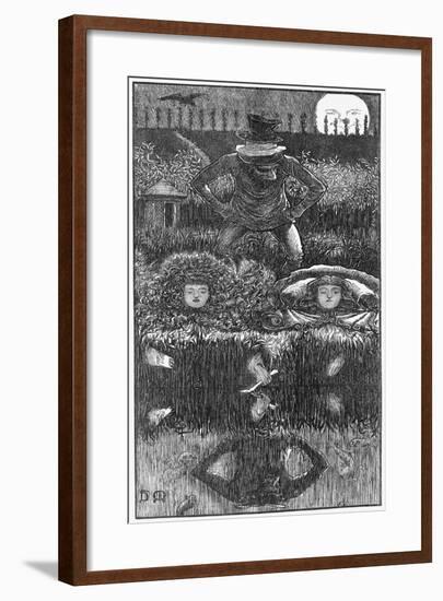 A Legend of Camelot - Part 4, 1866-George Du Maurier-Framed Giclee Print