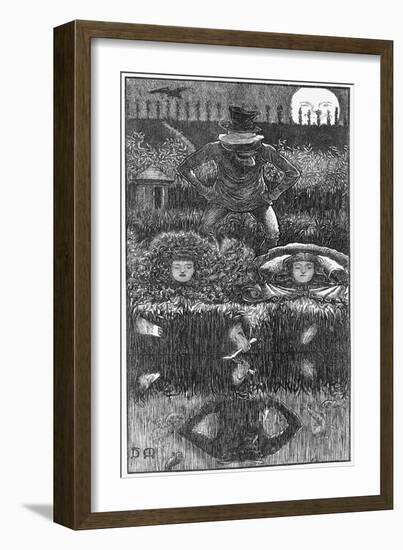 A Legend of Camelot - Part 4, 1866-George Du Maurier-Framed Giclee Print