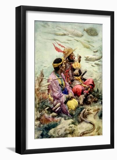 A Legend of Old Japan-Arthur C. Michael-Framed Premium Giclee Print