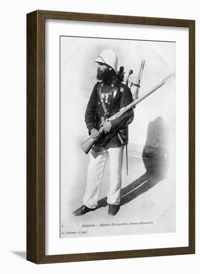 A Legionnaire, Algeria, C1910-null-Framed Giclee Print