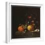 A Lemon, an Orange, Grapes, an Oyster, and a Glass of Wine on a Ledge-Canaletto-Framed Premium Giclee Print