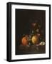 A Lemon, an Orange, Grapes, an Oyster, and a Glass of Wine on a Ledge-Canaletto-Framed Giclee Print