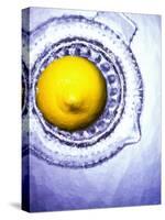 A Lemon Half on a Juicer-Wolfgang Usbeck-Stretched Canvas