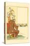 A Lenten Christian Monk Gorged on Mardi Gra Pancakes-Walter Crane-Stretched Canvas