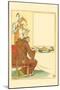 A Lenten Christian Monk Gorged on Mardi Gra Pancakes-Walter Crane-Mounted Art Print