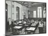 A Lesson at the Fulham Girl Clerks Training School, Fulham, London, 1915-null-Mounted Photographic Print