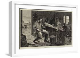 A Lesson in Boat-Building-Frank Dadd-Framed Giclee Print