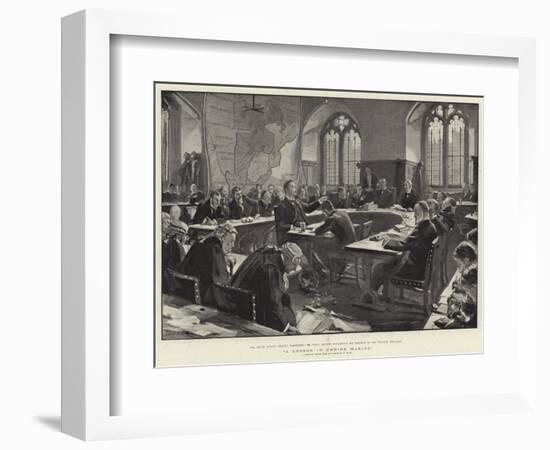 A Lesson in Empire Making-Sydney Prior Hall-Framed Giclee Print